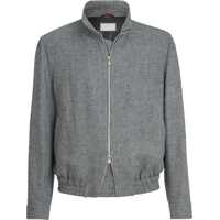 Bomber jacket Brunello Cucinelli Bomber Jacket made by an exquisite blend of linen wool and silk