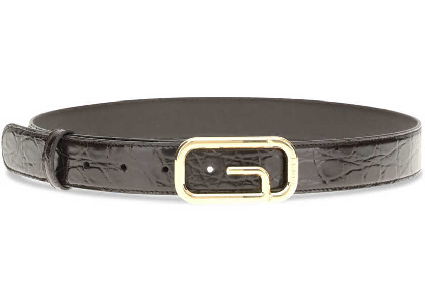 Curele Gucci Reversible Belt featuring a G Square buckle COCOA Femei (BM 19662716) 2