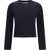EXTREME CASHMERE Long-sleeved crew-neck T-shirt n&deg;451 Lisa NAVY