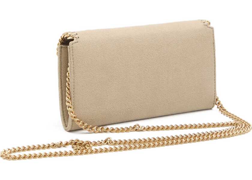 Portofele Stella McCartney Falabella Continental Wallet On Chain CREAM Femei (BM 19662818) 1