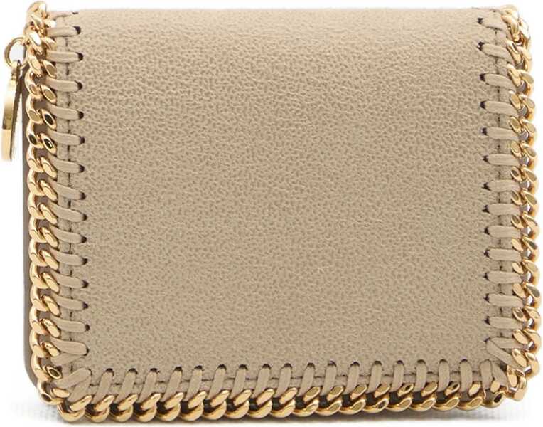 Portofele Stella McCartney Falabella Bifold Wallet CREAM Femei (BM 19662845) 1