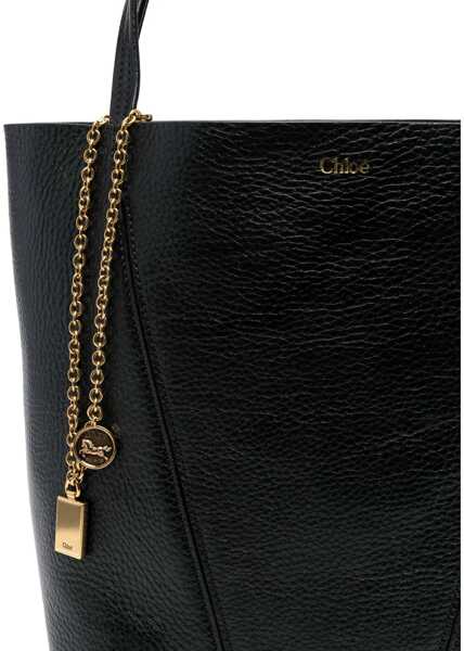 Genti de mana Chloe Chlo Spin Tote Bag BLACK Femei (BM 19662875) 4