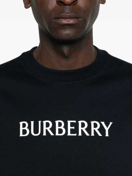 Tricouri Burberry Lightweight cotton jersey T-shirt NAVY Barbati (BM 19662905) 5