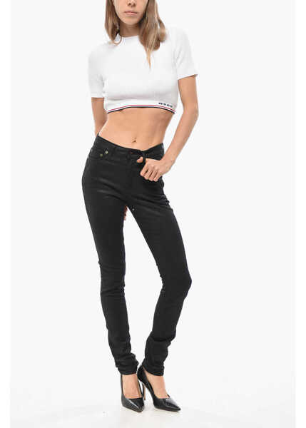 Blugi skinny Saint Laurent Dark Wash Jeans 13,5Cm Black Femei (BM 19663046) 4