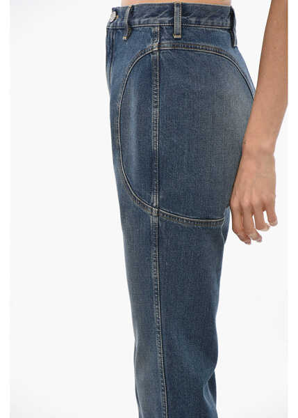 Blugi skinny Alaa High-Waisted Slim Fit Denims 16Cm Blue Femei (BM 19663070) 2