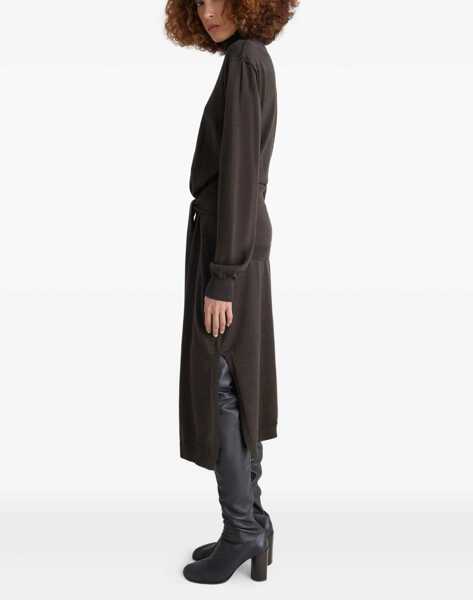 Rochii casual LEMAIRE Trompe Loeil Midi Dress BROWN Femei (BM 19668230) 3