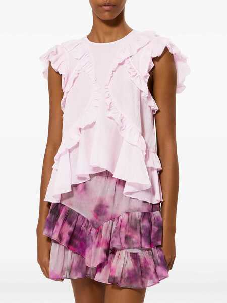 Bluze ISABEL MARANT ETOILE Top Nalou PINK Femei (BM 19668242) 3