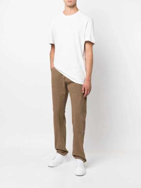 Tricouri Golden Goose Logo Print T-Shirt WHITE Barbati (BM 19668260) 2