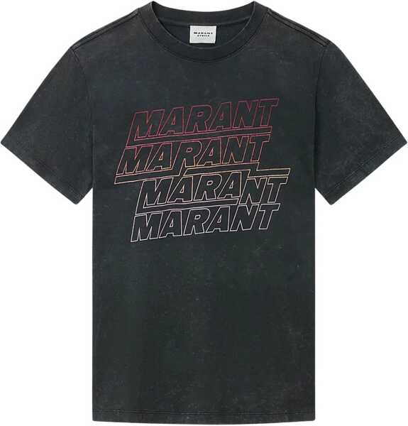 Tricouri ISABEL MARANT ETOILE Zoeline T-Shirt BLACK Femei (BM 19668317) 1