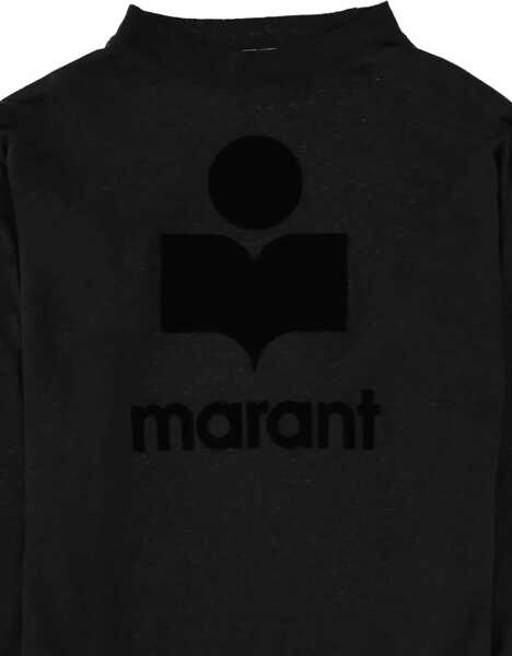 Tricouri ISABEL MARANT ETOILE T-Shirt Klowia BLACK Femei (BM 19668338) 2