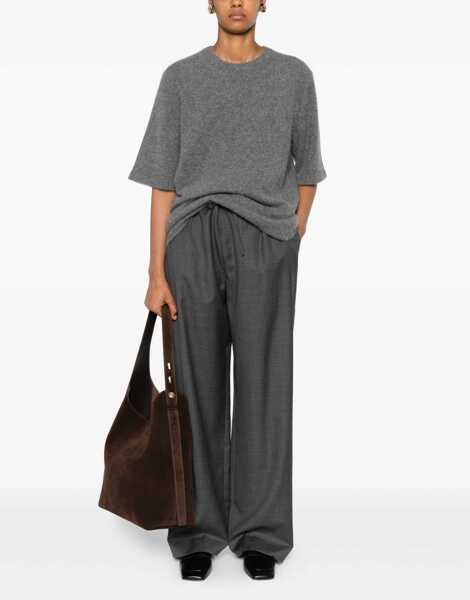 Pantaloni casual LOULOU DE SAISON Pants Cove CHARCOAL Femei (BM 19668368) 2