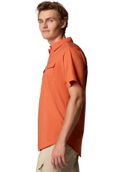 Tricouri Columbia Utilizer II Solid Short Sleeve Shirt Orange Barbati (BM 19668509) 2