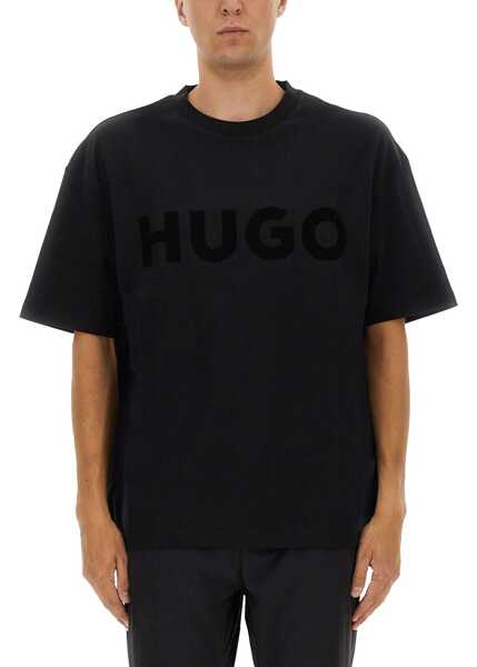 Tricouri Hugo Boss T-Shirt Oversize Con Logo BLACK Barbati (BM 19670438) 2