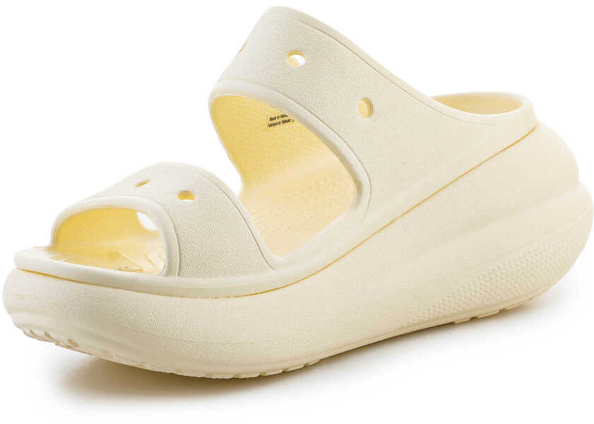 Slapi Crocs Classic Crush Sandal Buttercream N/A Femei (BM 19670888) 3