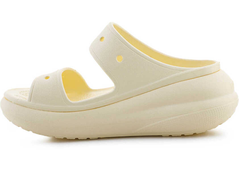 Slapi Crocs Classic Crush Sandal Buttercream N/A Femei (BM 19670888) 4