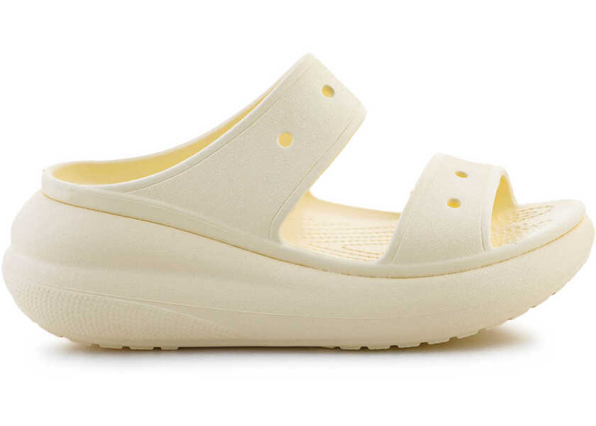 Slapi Crocs Classic Crush Sandal Buttercream N/A Femei (BM 19670888) 6