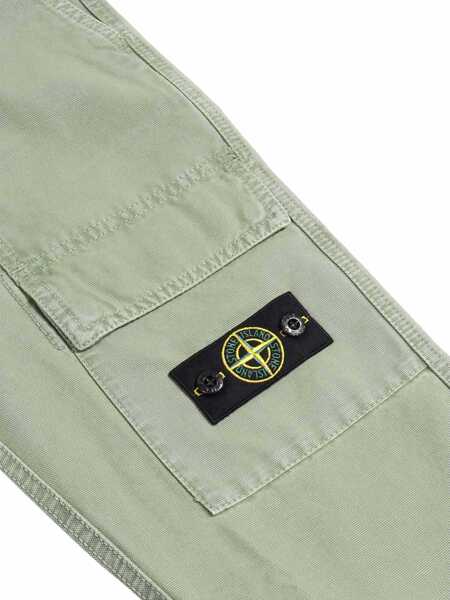Pantaloni Stone Island PANTS Green Baieti (BM 19676109) 3