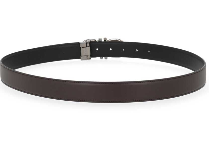 Curele Ferragamo Belt Hooks DARK BROWN Barbati (BM 19676150) 3