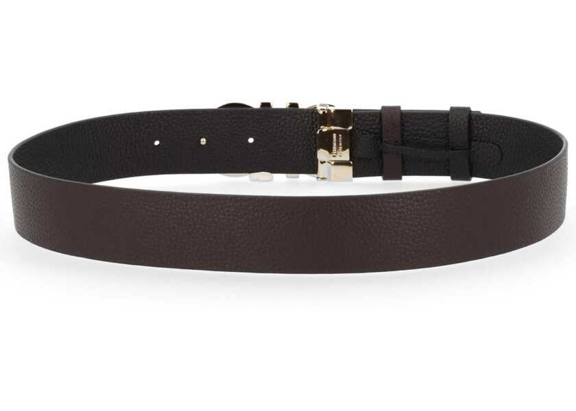 Curele Ferragamo Reversible Hooks Belt BROWN Femei (BM 19676153) 3