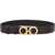 Ferragamo Reversible "Hooks" Belt BROWN