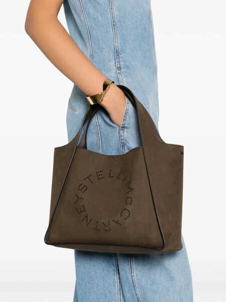 Genti de mana Stella McCartney Tote Bag In Alter Suede BROWN Femei (BM 19676189) 2