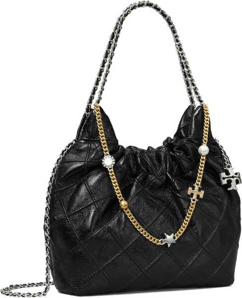 Genti tip postas Tory Burch Fleming Mini Bag With Drawstring BLACK Femei (BM 19676192) 1