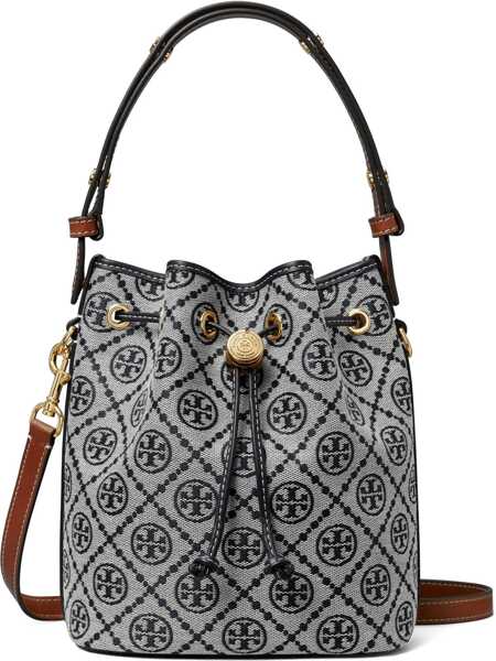 Genti de mana Tory Burch T Monogram Bucket Bag BLUE Femei (BM 19676195) 1