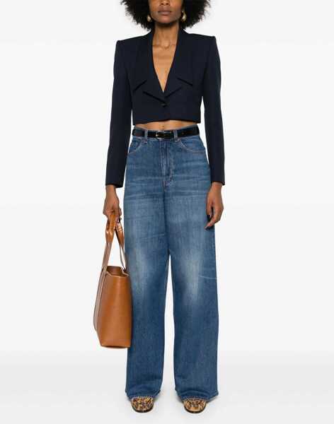 Blugi Chloe Wide-Leg Denim Jeans BLUE Femei (BM 19676198) 2