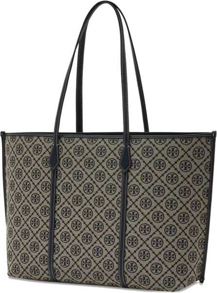 Genti de mana Tory Burch Perry T Monogram Shopping Bag BLUE Femei (BM 19676240) 1