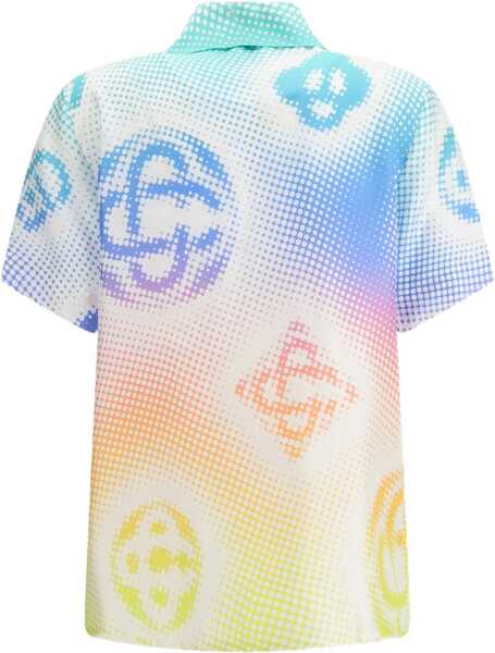 Camasi casual Casablanca Halftone logo short-sleeve Shirt HALFTONE LOGO Femei (BM 19676255) 2