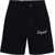 DSQUARED2 Embroidered logo cotton Shorts BLACK