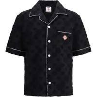 Camasi casual Diamond monogram print short-sleeve Shirt Barbati