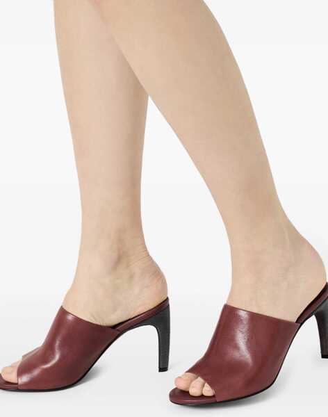 Sandale Brunello Cucinelli Mules Sandals FIREBRICK Femei (BM 19676279) 5