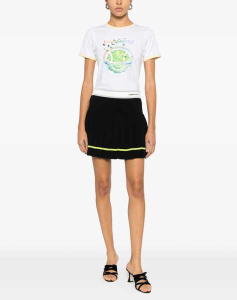 Fuste Casablanca Striped pleated Skirt BLACK Femei (BM 19676285) 2