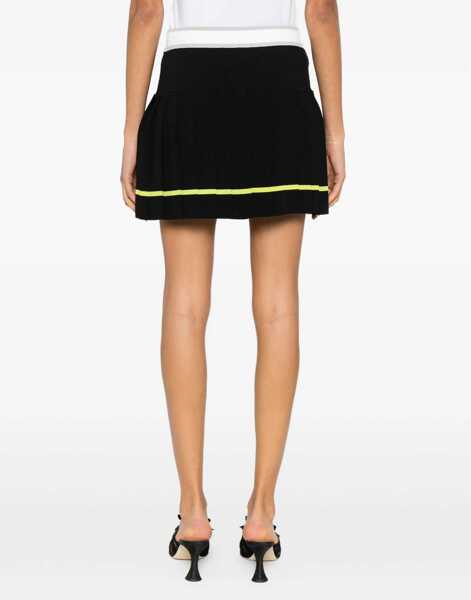 Fuste Casablanca Striped pleated Skirt BLACK Femei (BM 19676285) 4