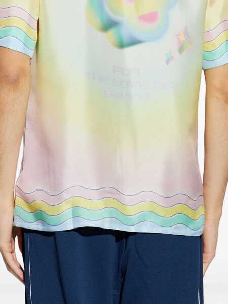 Tricouri Polo Casablanca All-over monogram jacquard pattern polo Shirt FOR THE LOVE OF DANCE Barbati (BM 19676288) 4