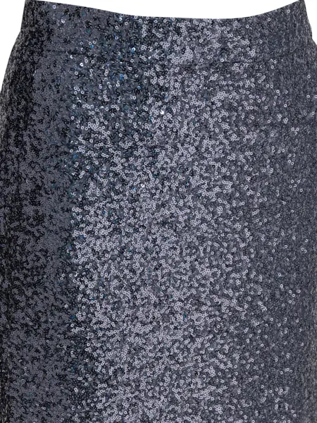 Fuste casual Semper Sequined midi skirt Grey Femei (BM 19676301) 3