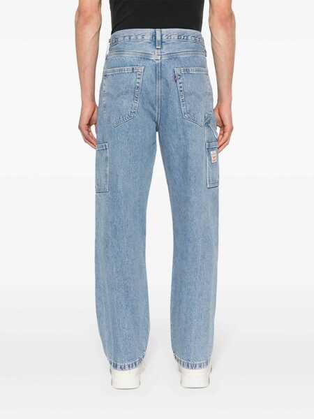Pantaloni casual Levis Carpenter 568 Loose Straight jeans Light blue Barbati (BM 19676313) 4