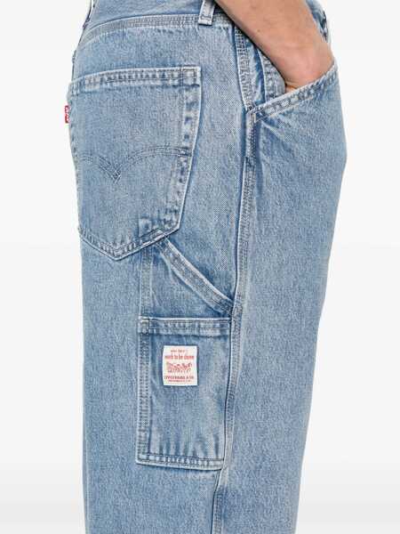 Pantaloni casual Levis Carpenter 568 Loose Straight jeans Light blue Barbati (BM 19676313) 5