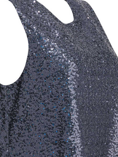Bluze Semper Sequined A-line top Grey Femei (BM 19676316) 4