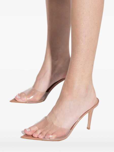 Sandale Gianvito Rossi Elle 85 mm Mules Beige Femei (BM 19676352) 5