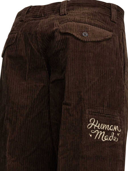 Pantaloni casual HUMAN MADE Corduroy pants Brown Barbati (BM 19676367) 4
