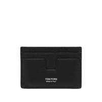 Portofele Grained leather card case Barbati