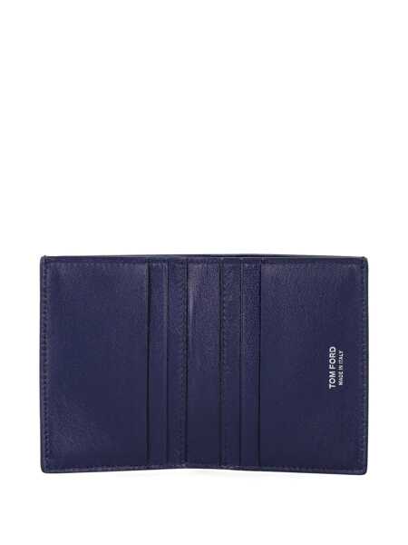 Portofele Tom Ford Exotic Line folding card holder Blue Barbati (BM 19676403) 2