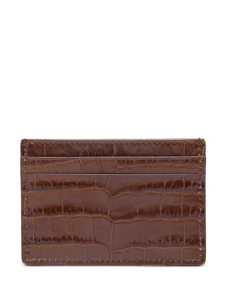 Portofele Tom Ford Exotic Line Card Holder Brown Barbati (BM 19676412) 2