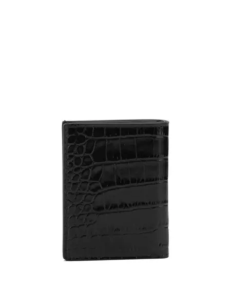 Portofele Tom Ford Exotic Line folding card holder Black Barbati (BM 19676424) 3