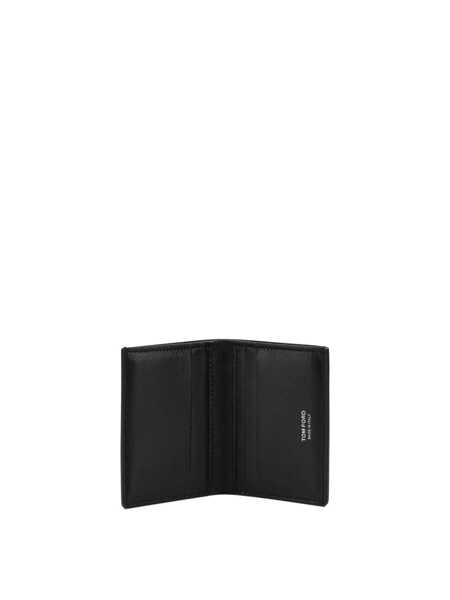 Portofele Tom Ford Exotic Line folding card holder Black Barbati (BM 19676424) 5
