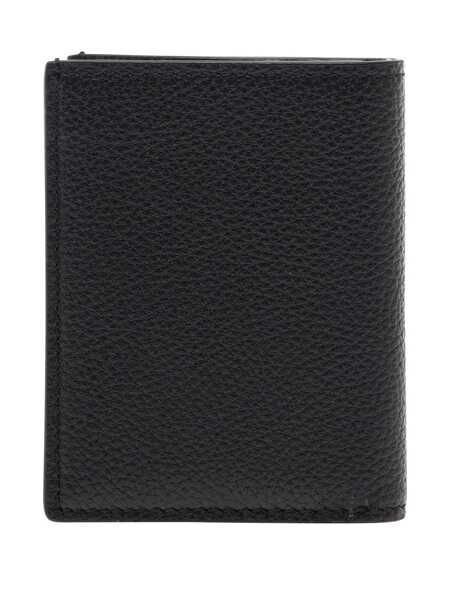 Portofele Tom Ford Grain leather folding card holder Black Barbati (BM 19676430) 2