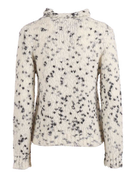 Pulovere casual Kangra REGULAR FIT TURTLENECK WITH BUTTONED EFFECT White Femei (BM 19680276) 2