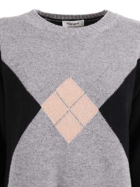 Pulovere Kangra BOXING FIT CREW NECK SWEATER WITH INLAY Black   Femei (BM 19680291) 3